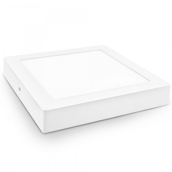 Downlight led superf.cuadr.blanco  6w.fr