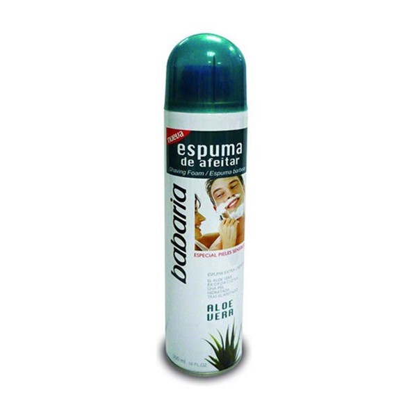Babaria aloe vera espuma de afeitar piel sensible 300ml