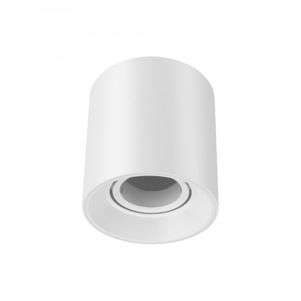Aro superficie gu10 redondo blanco (caja de 3 unidades)