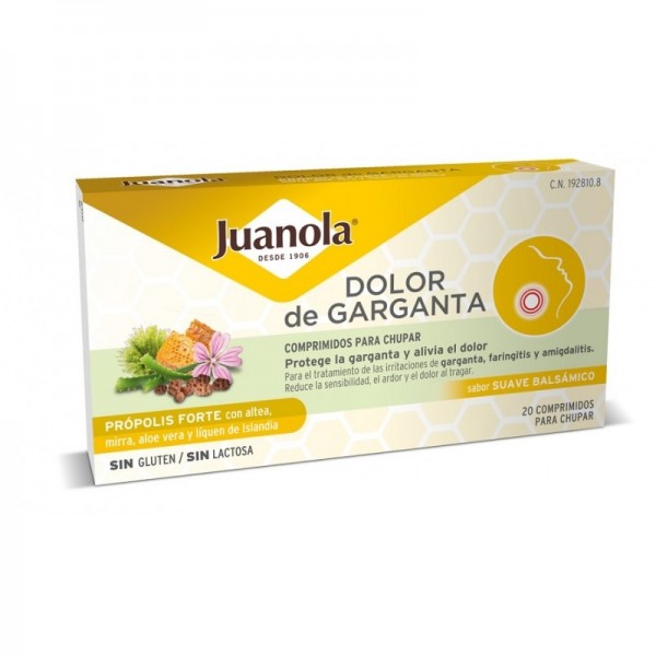 Juanola Propolis Forte 20 Comp Garganta