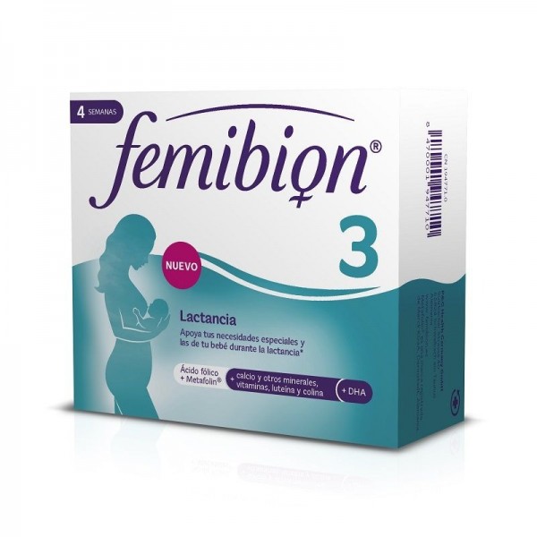 Femibion 3 Lactancia 28 Comps y 28 Caps