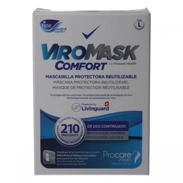 Viromask Comfort Mascarilla Reutilizable Viricida 210 Días