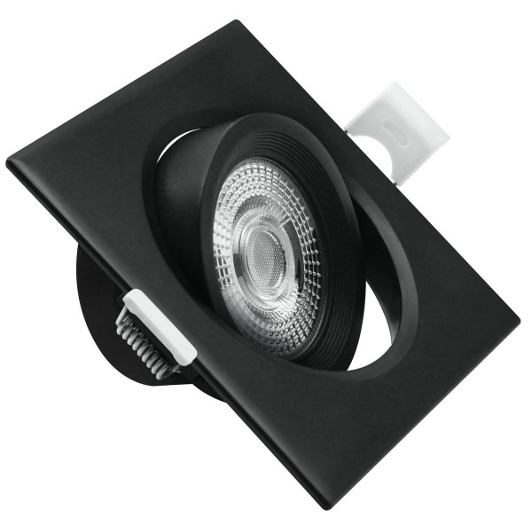 Aro led basculante ip20 cua.negr.7w.3cct
