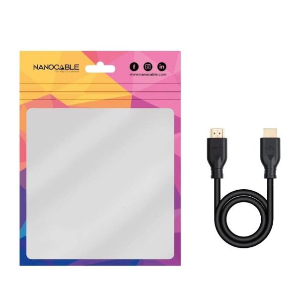 Nanocable cable hdmi v2.0 4k@60hz 18gbps ccs 7 m