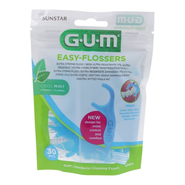 GUM Aplicador Seda Dental 890m 30 Uds