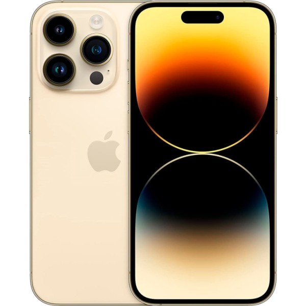 Apple iphone 14 pro 5g reacondicionado (cpo) gold / 6+128gb / 6.1" amoled 120hz full hd+