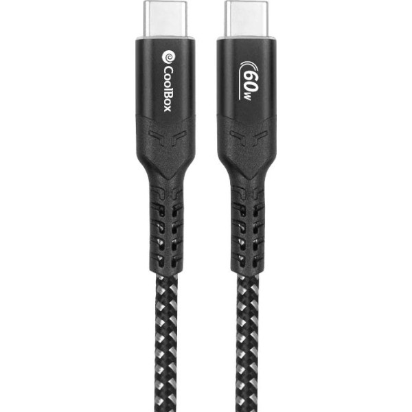 Coolbox     cable    usb-c>usb-c   60w    carga